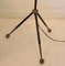 French Tripod Floor Lamp with Abstract Shade, 1950s 4