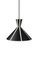 Lámpara colgante Bloom en negro Noir con rayas en blanco cálido de Warm Nordic, Imagen 2