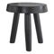 Tabouret Bas Milk Noir par Bicci de' Medici Studio 1