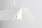 Grande Lampe à Suspension Misalliance Ral Blanc Pur par Lexavala 2