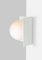 Twain Ex Pure White Wall Light by Lexavala, Image 3