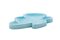 Lake Big Tropical Turquoise Tray from Pulpo, Image 2