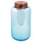 Vase Container High Bleu Clair Rouge de Pulpo 1