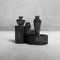 Milo Round Black Vases by Mason Editions, Set of 3, Image 1