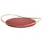 Burgundy Touché B Tray by Mason Editions, Image 1