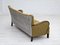 Dänisches 3-Sitzer Sofa aus Buche & Baumwolle, 1950er 15