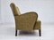 Dänisches 3-Sitzer Sofa aus Buche & Baumwolle, 1950er 16