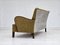 Dänisches 3-Sitzer Sofa aus Buche & Baumwolle, 1950er 12