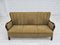 Dänisches 3-Sitzer Sofa aus Buche & Baumwolle, 1950er 19