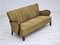 Dänisches 3-Sitzer Sofa aus Buche & Baumwolle, 1950er 20