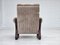 Danish Lounge Chair in Corduroy, 1970s, Image 12