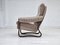 Danish Lounge Chair in Corduroy, 1970s, Image 3