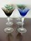 Bicchieri vintage in cristallo, Italia, anni '50, set di 6, Immagine 6