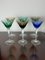 Bicchieri vintage in cristallo, Italia, anni '50, set di 6, Immagine 12