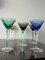 Bicchieri vintage in cristallo, Italia, anni '50, set di 6, Immagine 10