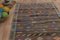 Vintage Striped Brown Runner Rug, 1960s 7