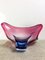 Mid-Century Purple & Blue Murano Glass Bowl Centerpiece from Fratelli Toso, 1970s 3