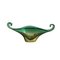 Vintage Yellow & Green Murano Blown Glass Bowl, 1960s, Image 1