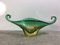 Vintage Yellow & Green Murano Blown Glass Bowl, 1960s, Image 7