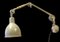Industrielle Vintage Lampe mit Halterung, 1950er 3
