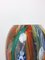 Jarrón vintage grande de cristal de Murano multicolor, años 70, Imagen 5