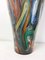 Grand Vase Vintage en Verre de Murano Multicolore, 1970s 6