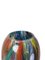 Grand Vase Vintage en Verre de Murano Multicolore, 1970s 4