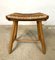 WKS Stool with Wickerwork Seat by Arno Lambrecht for Wk Möbel, Germany, 1950s, Image 1