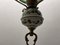 Lámparas colgantes vintage de bronce opalino, años 60. Juego de 2, Imagen 9