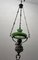 Lampe à Suspension Vintage en Verre Opalin Bronze, 1960s, Set de 2 10