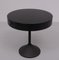 Black Round Side Table from Porada Arredi, Italy, 1980s, Image 1