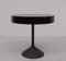 Table d'Appoint Ronde Noire de Porada Arredi, Italie, 1980s 2