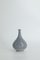 Small Mid-Century Scandinavian Modern Collectible Azure Stoneware Vase by Gunnar Borg for Höganäs Ceramics, 1960s 1