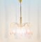 Murano Glass Teardrop Waterfall Chandelier, 1970s 7