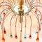 Murano Glass Teardrop Waterfall Chandelier, 1970s, Image 9