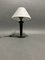 Leather Desk Lamp from Lancel, 1940s, Image 3