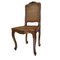 Louis XVI Walnut Dining Chairs with Grille Backs, Set of 4, Image 7