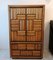 Vintage Brutalist Walnut Tall Drawer Cabinet by Lane Furniture, 1970s 7