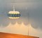 Mid-Century Swiss White Metal Pendant Lamp by H. Zender for Temde, 1960s 14