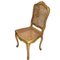 Sedie in legno dorato con schienale e griglia, Francia, set di 2, Immagine 8