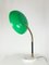 Grüne Tischlampe aus Acrylglas & Marmor von Stilux, 1960er 4