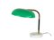 Green Acrylic Glass and Marble Table Lamp from Stilux, 1960s 1