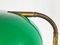 Green Acrylic Glass and Marble Table Lamp from Stilux, 1960s 2