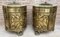 Antike Vitrinen oder Nachttische aus Bronze & Messing im Louis XVI Stil, 1890er, 2er Set 3