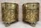 Antique Louis XVI Style Bronze and Brass Showcases or Nightstands, 1890s, Set of 2 5