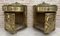 Antique Louis XVI Style Bronze and Brass Showcases or Nightstands, 1890s, Set of 2 21