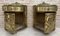Antique Louis XVI Style Bronze and Brass Showcases or Nightstands, 1890s, Set of 2, Image 21