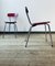 Mid-Century Dining Table and Chairs in Red Formica, 1950s, Set of 3 15