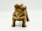 Pisapapeles o estatua de Bulldog de latón, años 40, Imagen 10