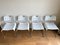 White Metal Model Omkstak Chairs by Rodney Kinsman for Bieffeplast, 1970s, Set of 4 2